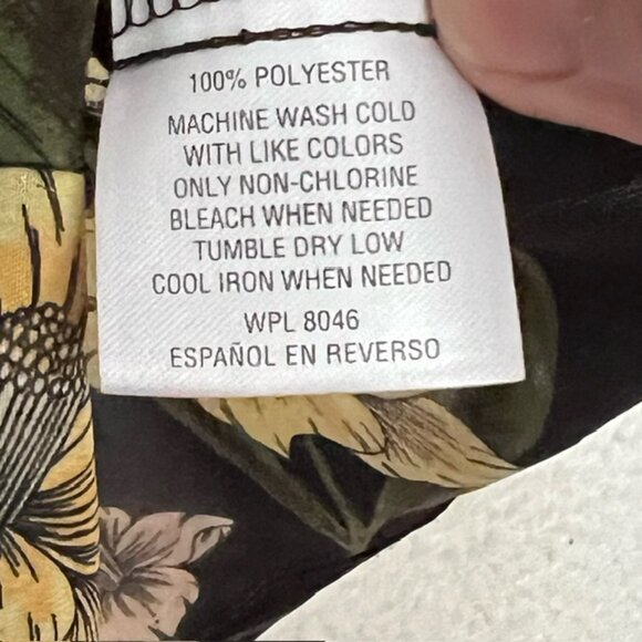 Style & Co Womens Semi-sheer Floral Cold Shoulder Top, size 3X - Picture 5 of 5